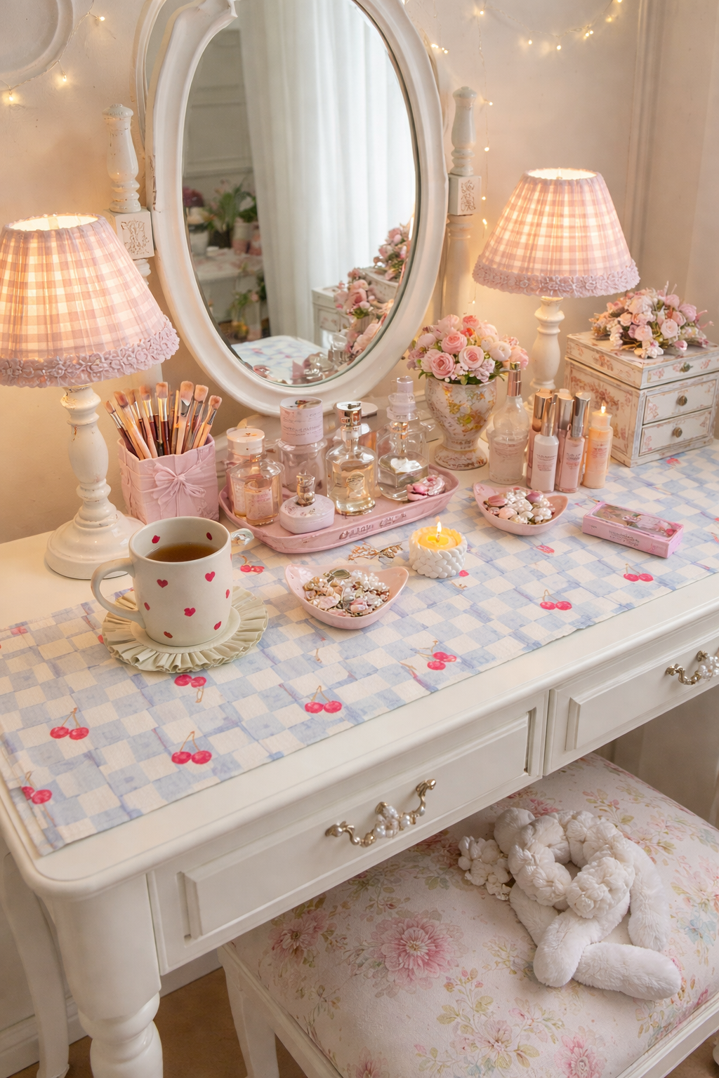 Cherry Fields Table Runner