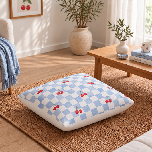Floor Cushion Cover - Cherry Fields