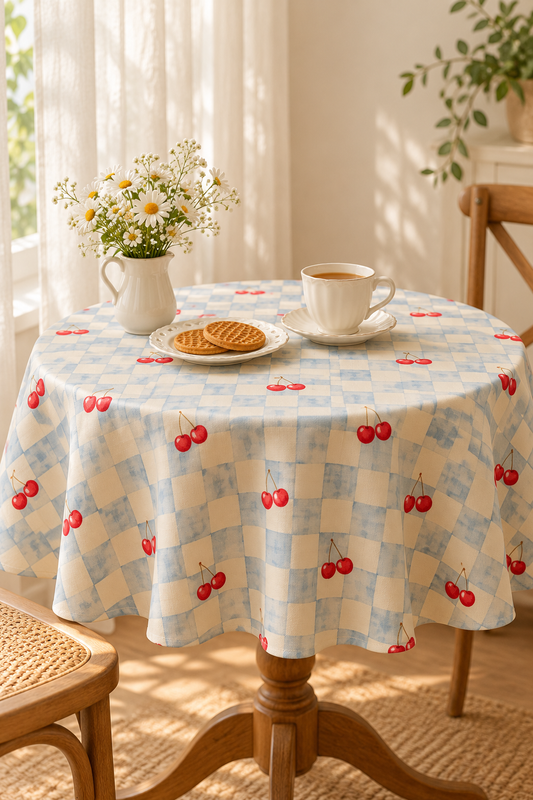Cherry Fields Tablecloth