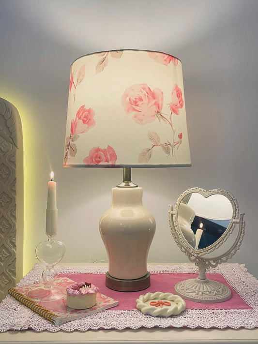 Cottage Blush lamp shade