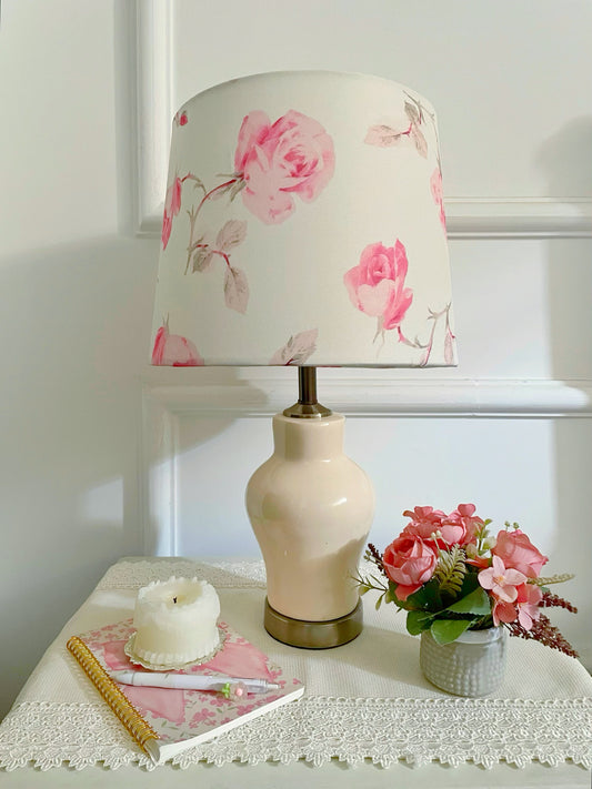 Cottage Blush lamp shade
