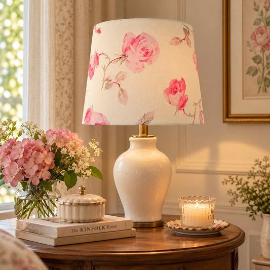 Cottage Blush lamp shade