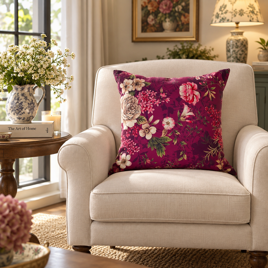 Cranberry Cushion