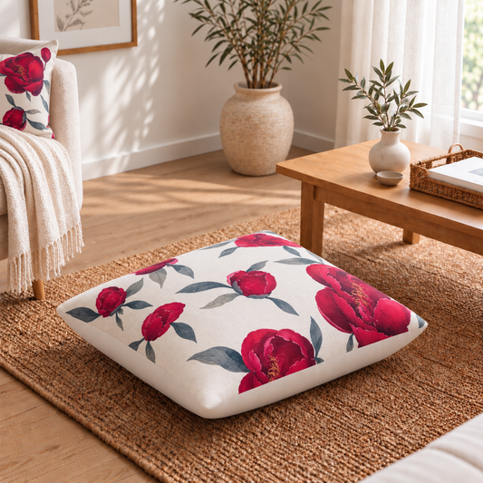 Floor Cushion Cover - Dahlia