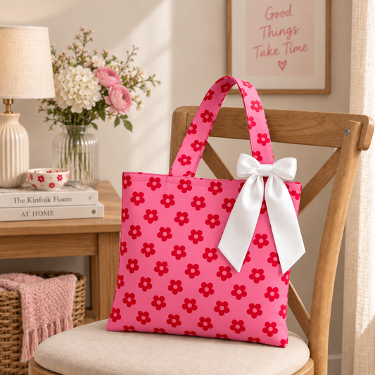 Daisy Charm Tote Bag