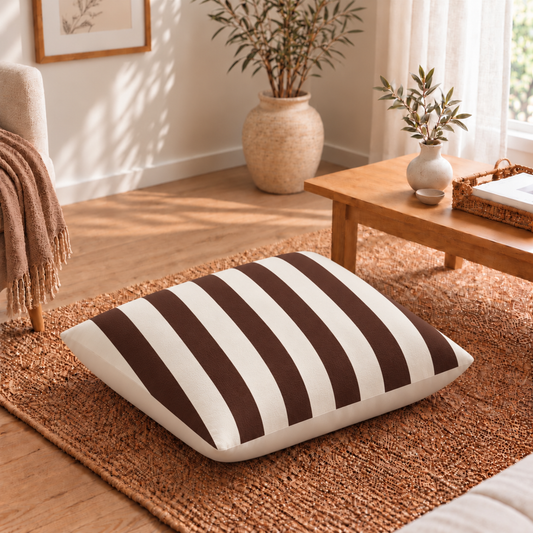 Floor Cushion Cover - Brown Blend