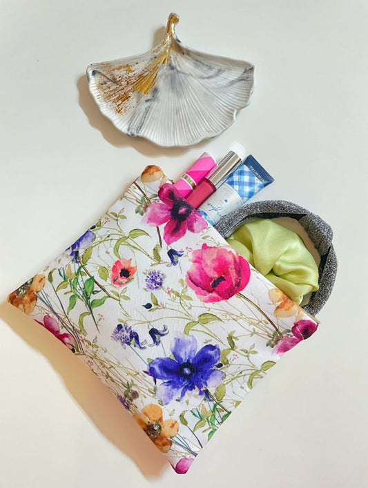 Flowers in Heaven Makeup Pouch