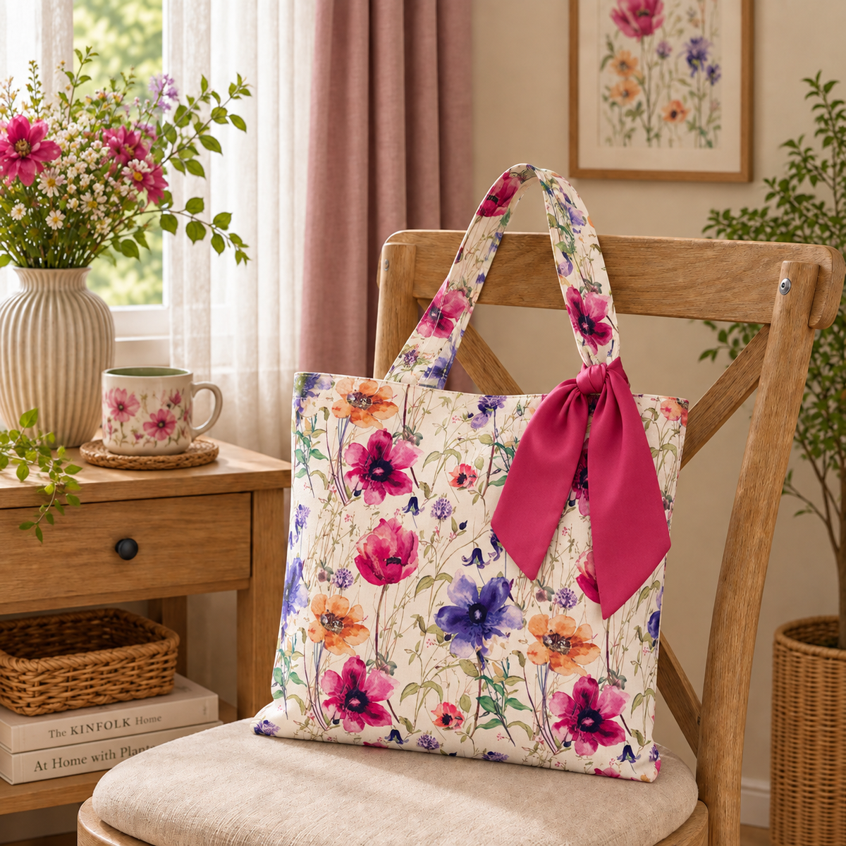 Flowers in Heaven Tote Bag