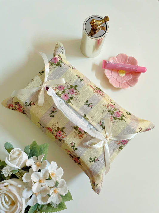 French Pastel Tissue Box Cover