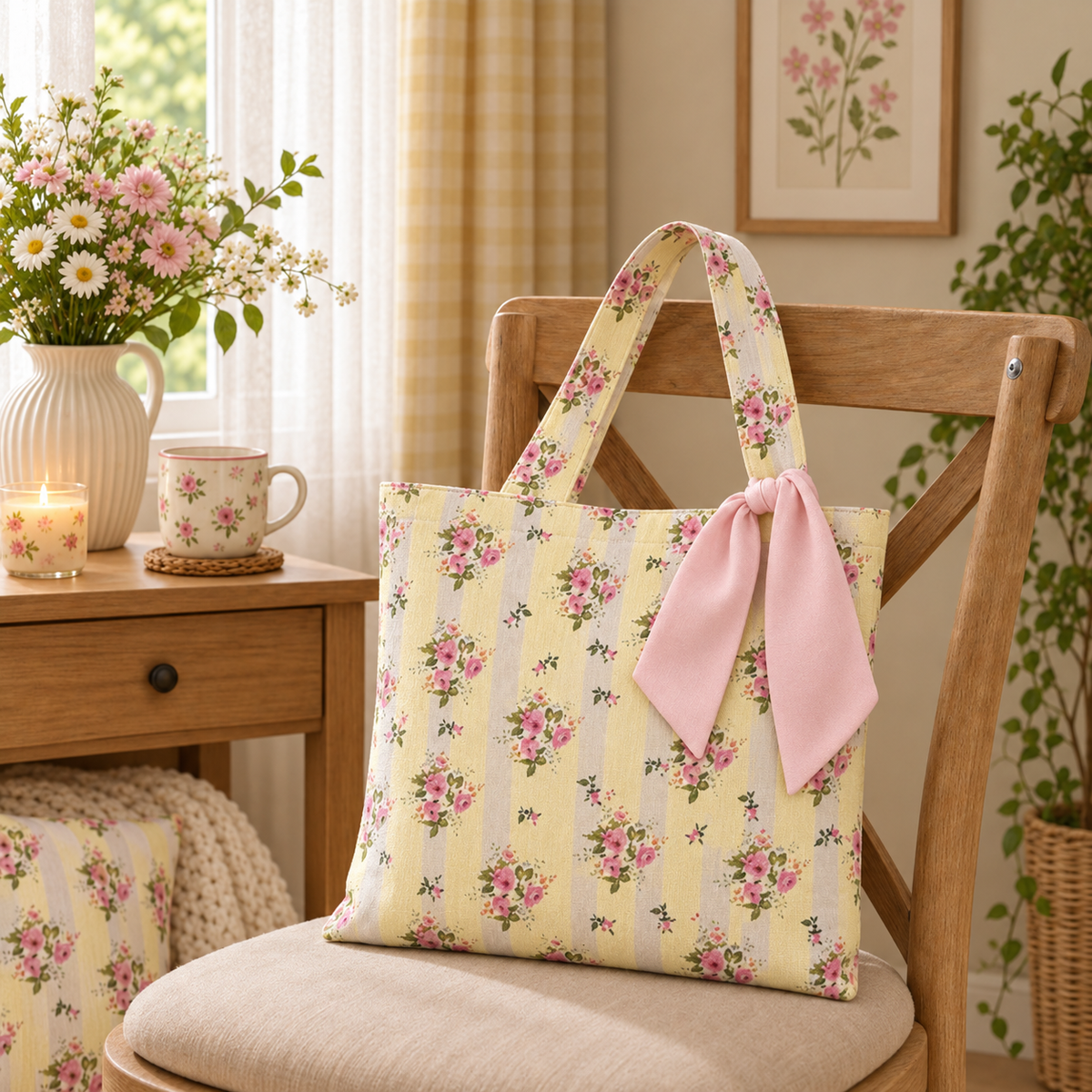 French Pastel Tote Bag