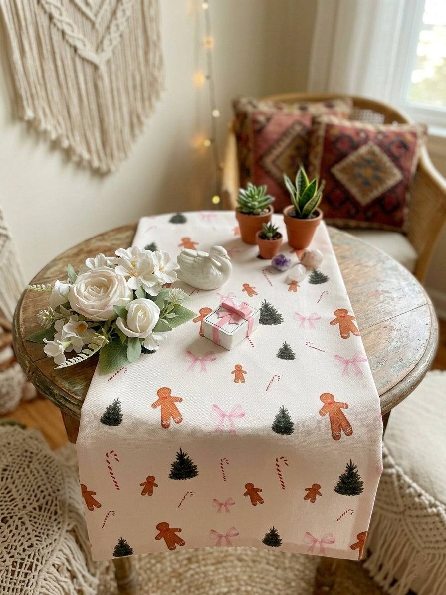 Gingerbread Man Table Runner
