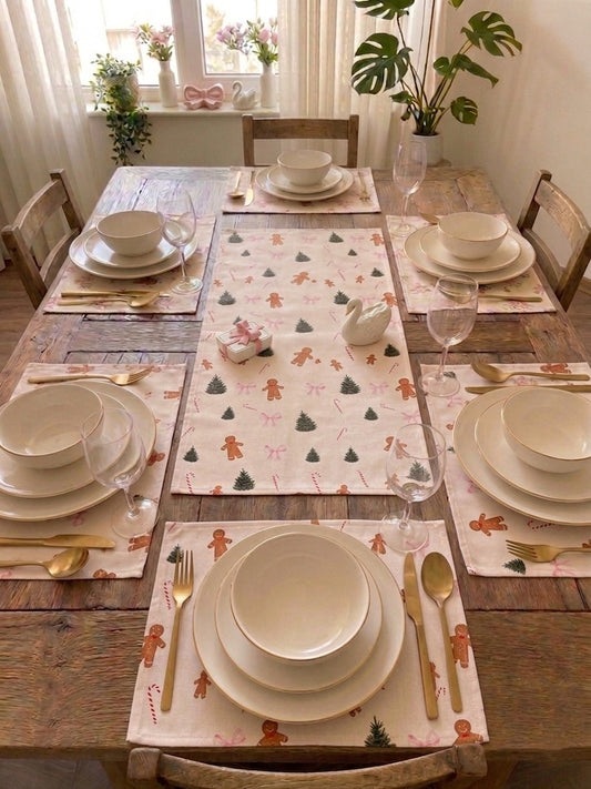 Gingerbread Man Table Linen Set