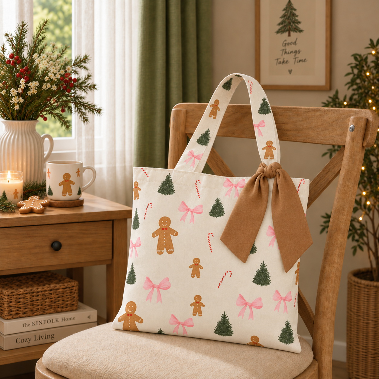 Gingerbread Man Tote Bag