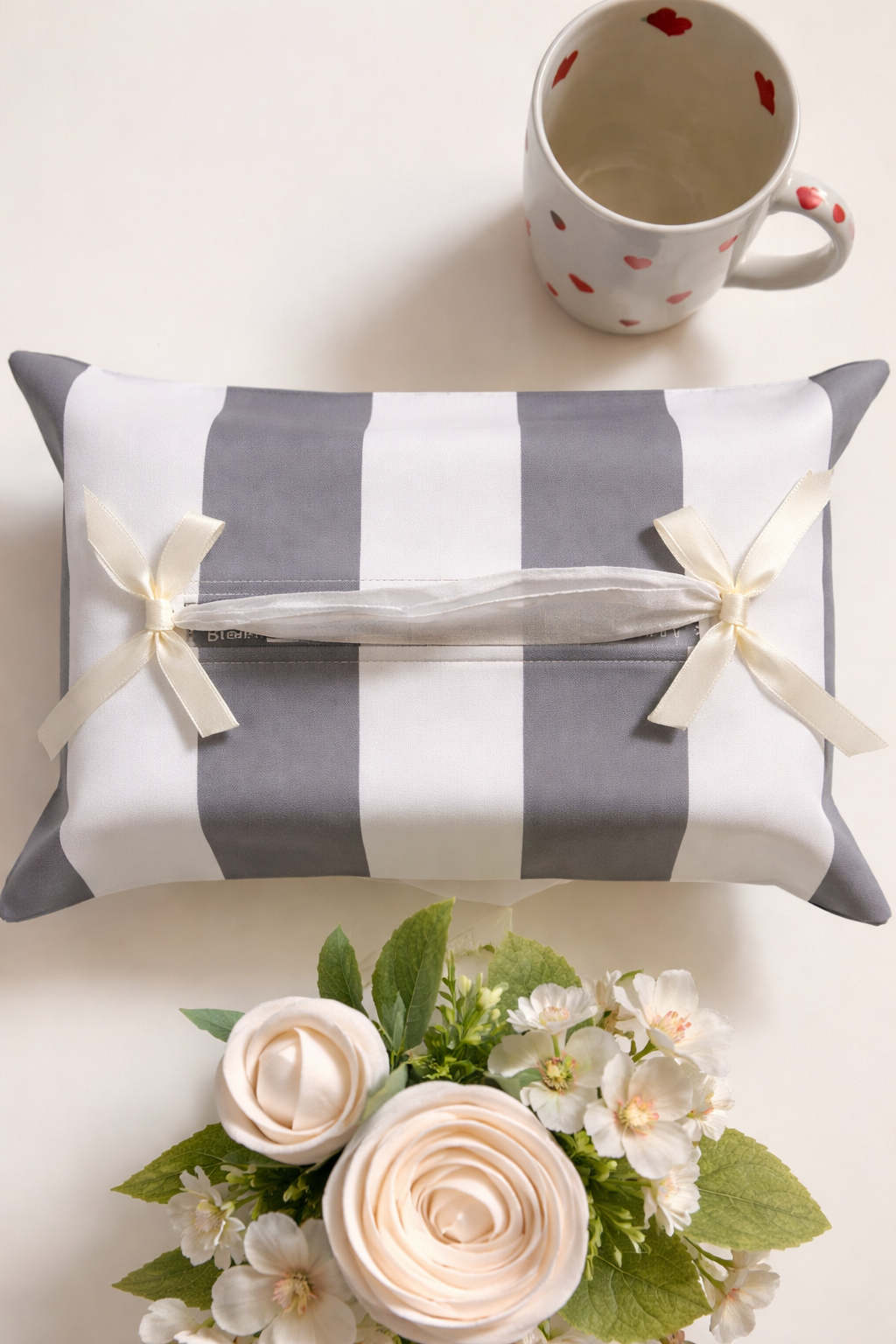 Gray Blend Tissue Box Cover