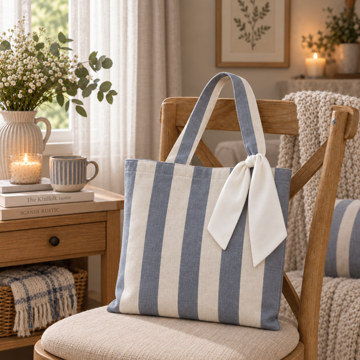 Gray Blend Tote Bag