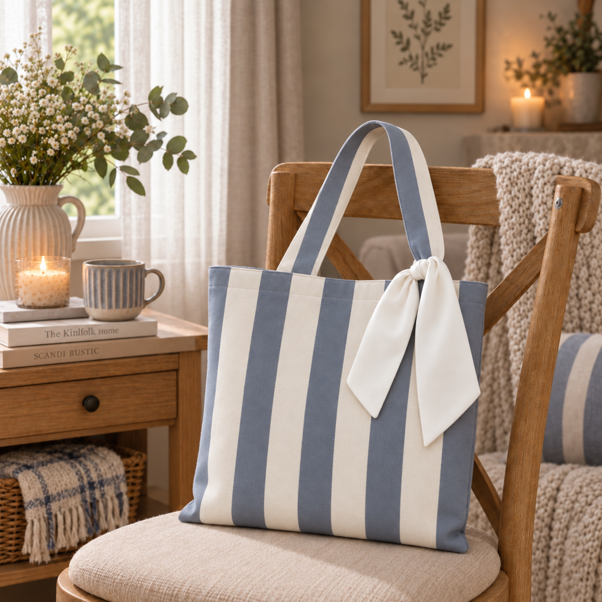 Gray Blend Tote Bag