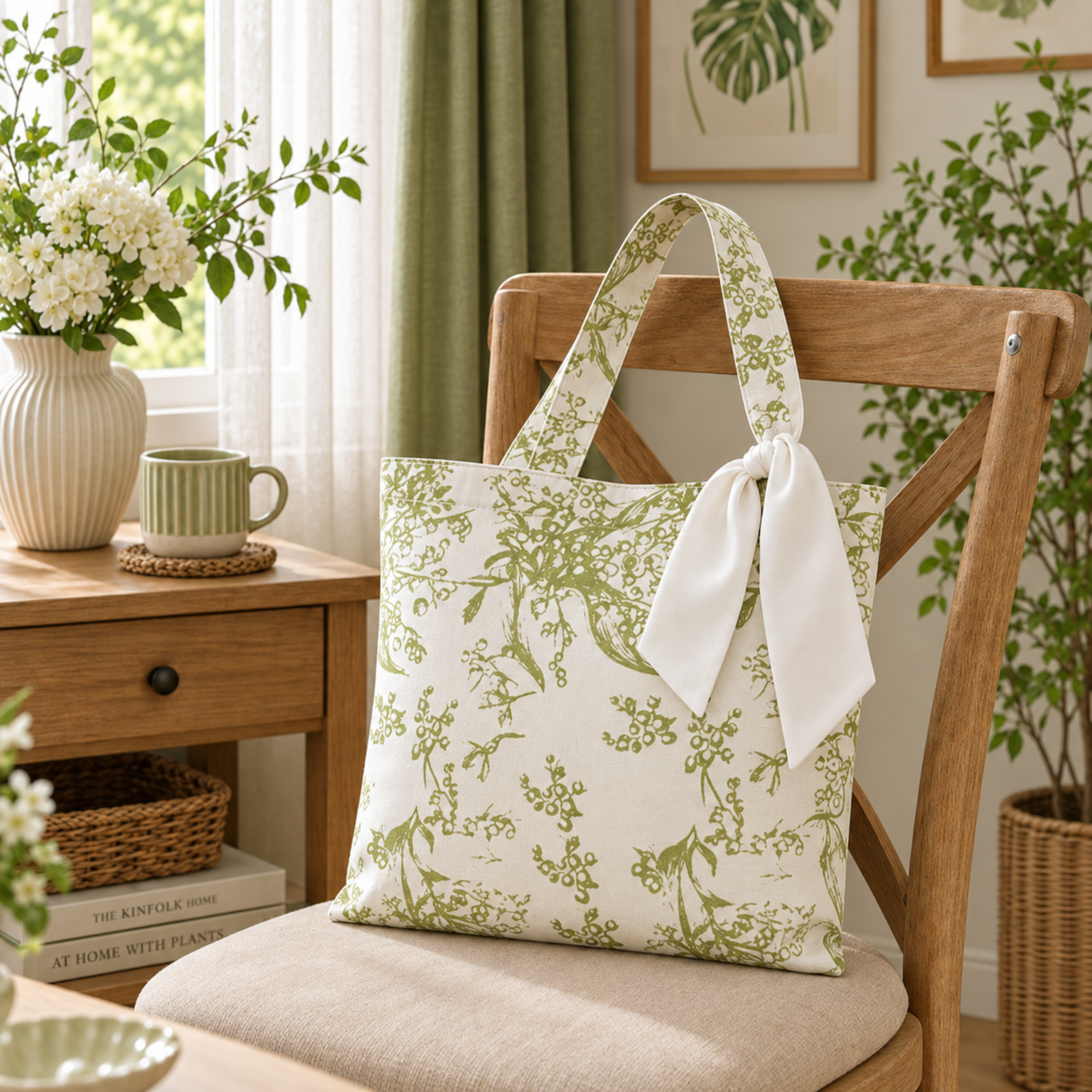 Green Whisper Tote Bag