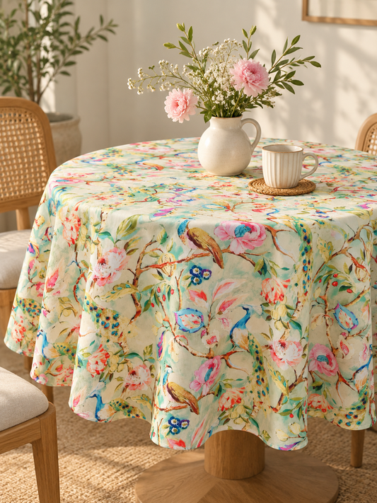 Green Garden Tablecloth