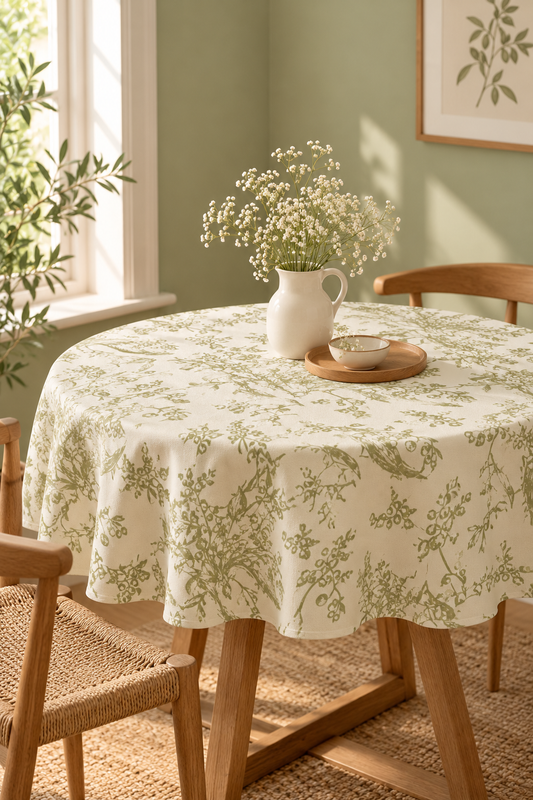 Green Whisper Tablecloth