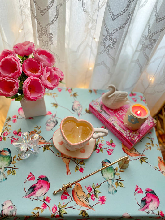 Heavenly Blue Tablecloth