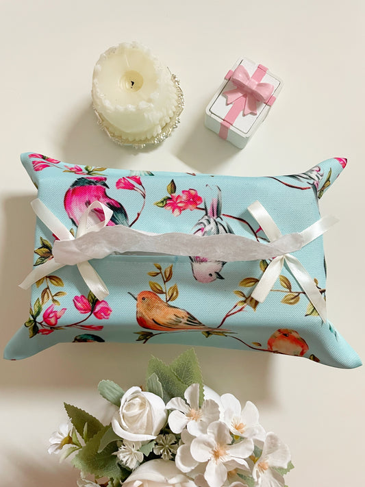 Heavenly Blue Tissue Box Cover