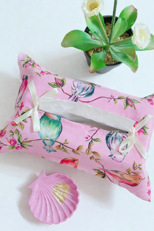 Heavenly Pink Tissue Box Cover