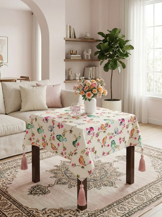 Heavenly White Tablecloth