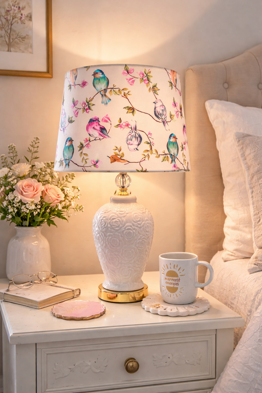 Heavenly White lamp shade