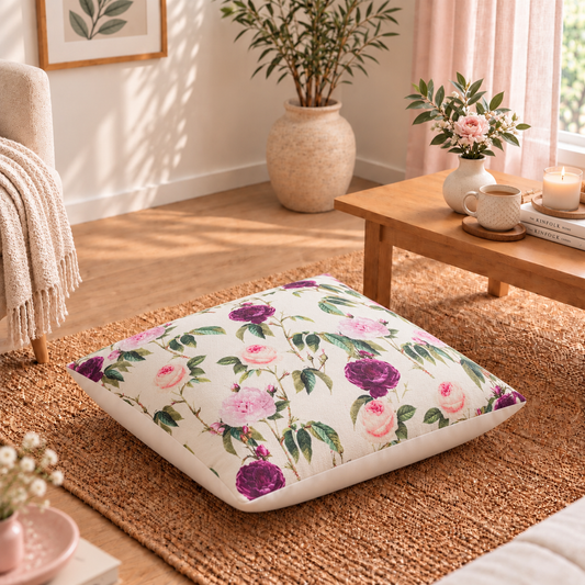 Floor Cushion Cover - Honeydew