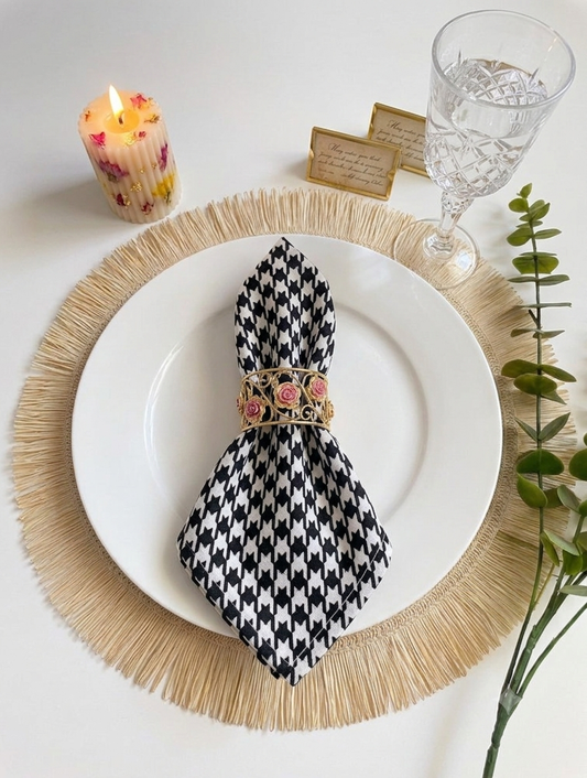 Houndstooth Table Napkin