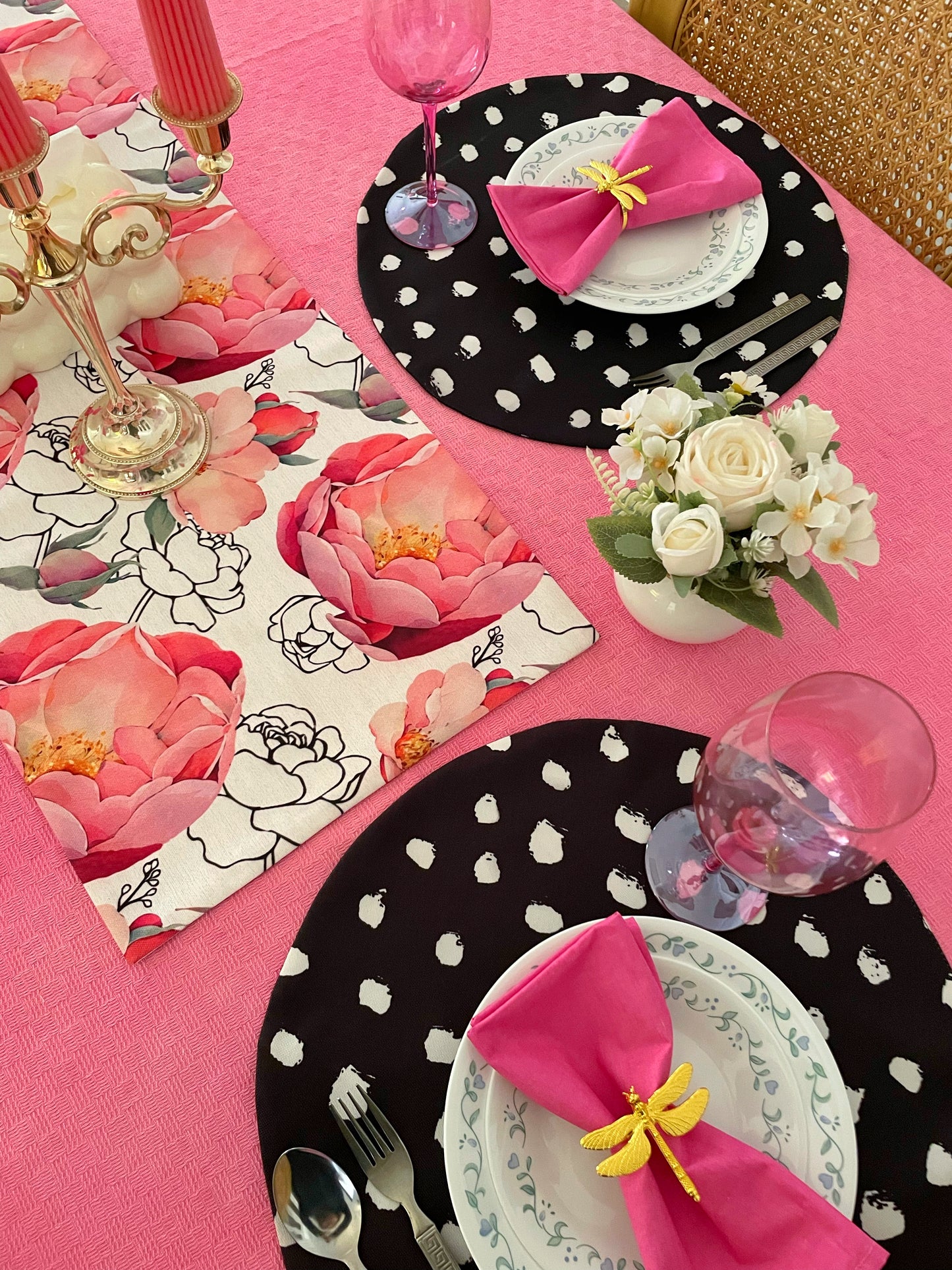 Isabella - Dalmatian Table Linen Set