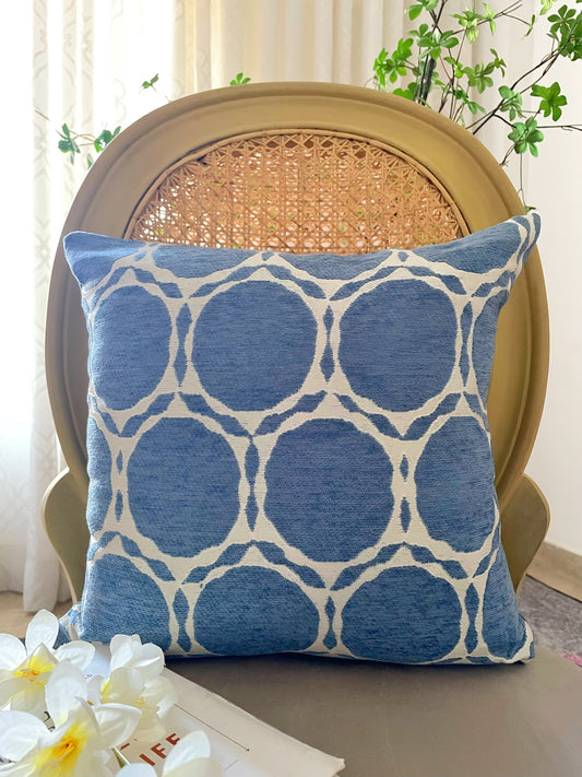 Jacquard Cushion (Blue)