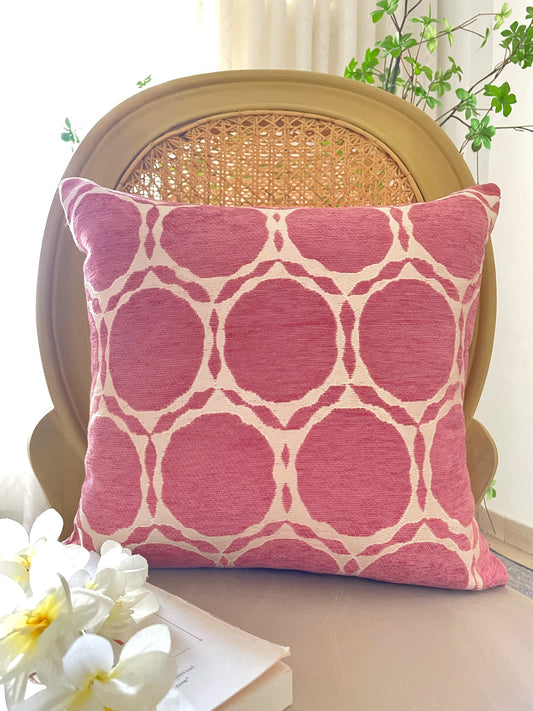 Jacquard Cushion (Pink)