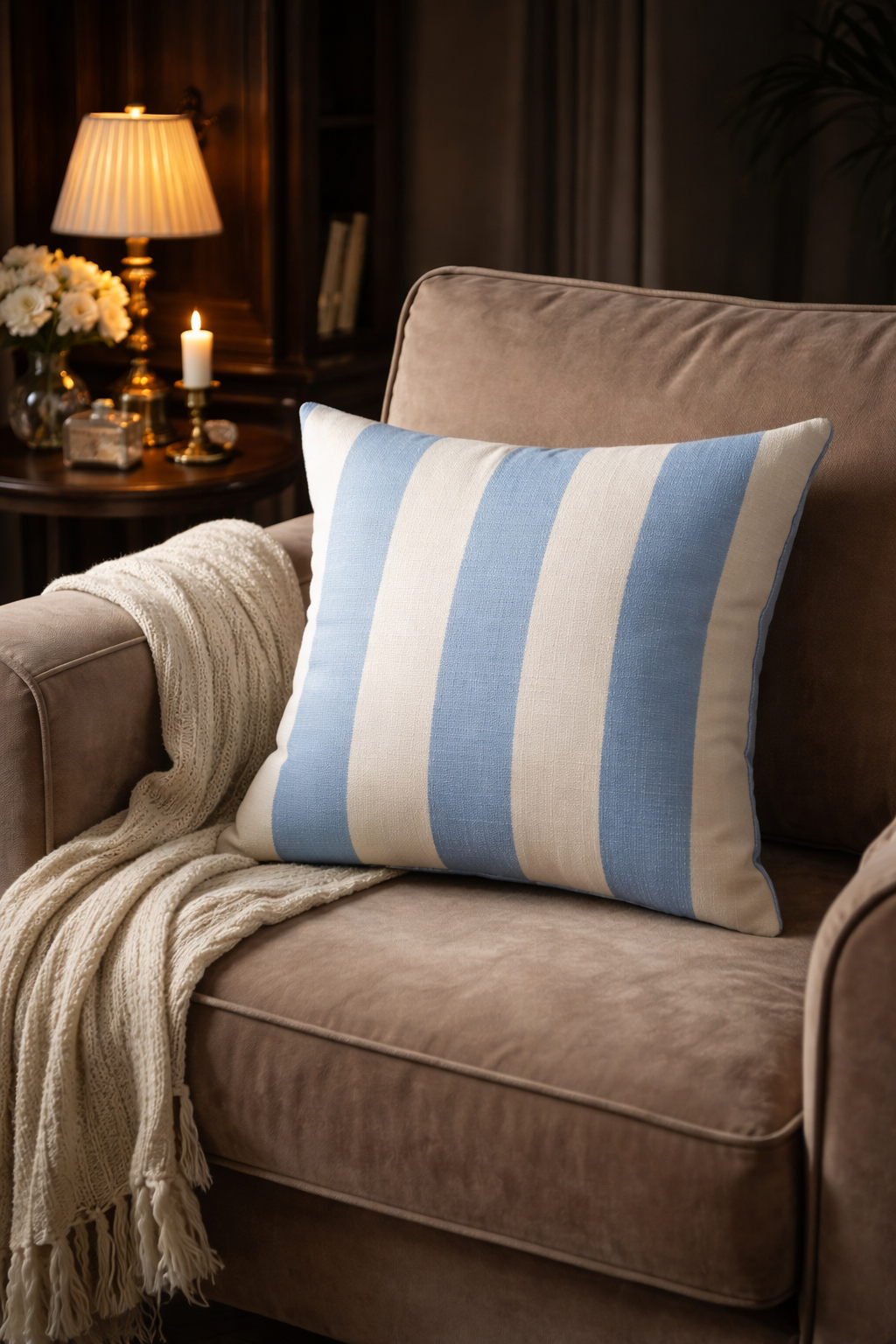 Light Blue Blend Cushion