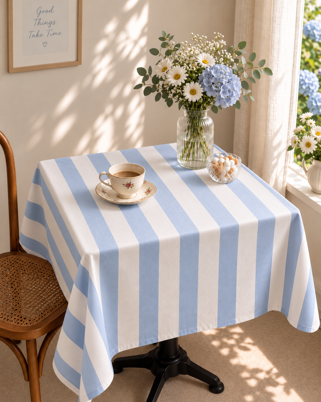 Light Blue Blend Tablecloth