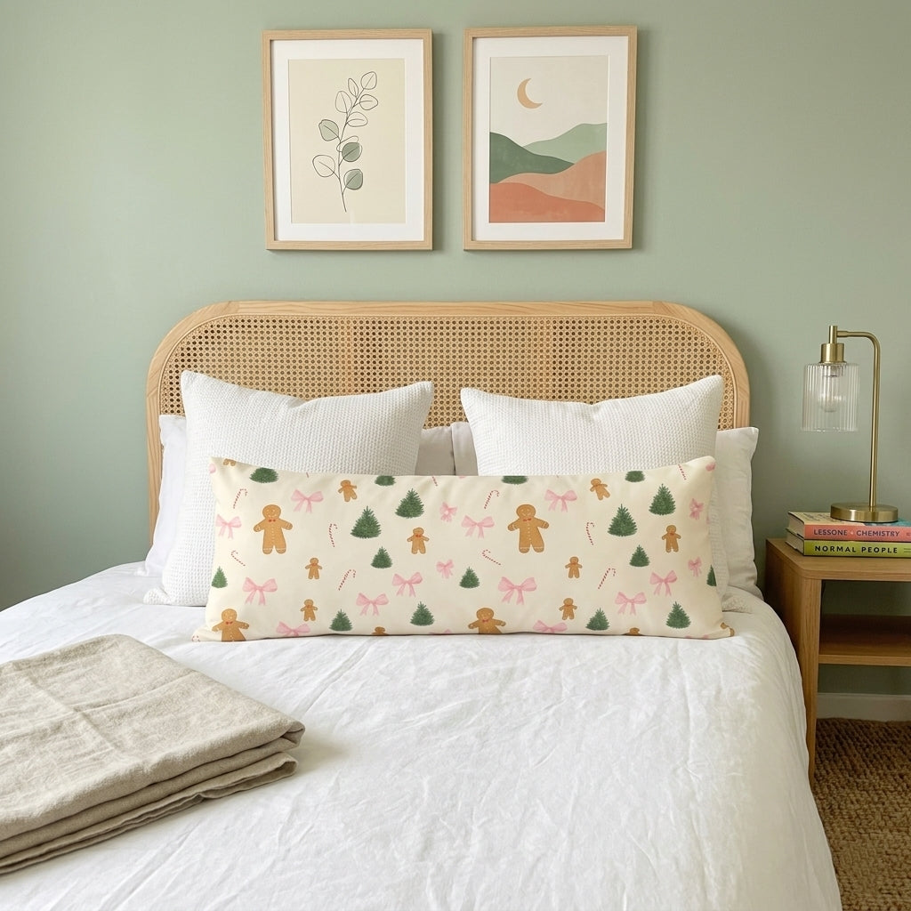 Lumbar Cushion - Gingerbread Man