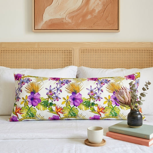 Lumbar Cushion - Purple Orchid