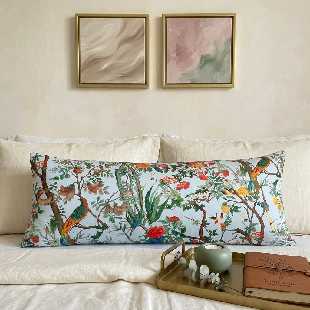 Lumbar Cushion - Blue Bliss