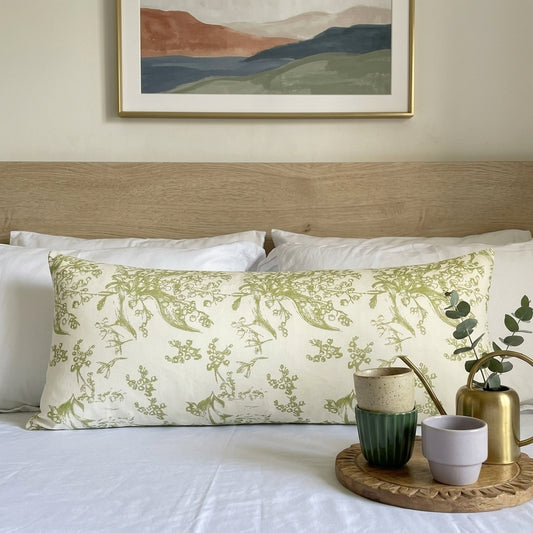 Lumbar Cushion - Green Whisper