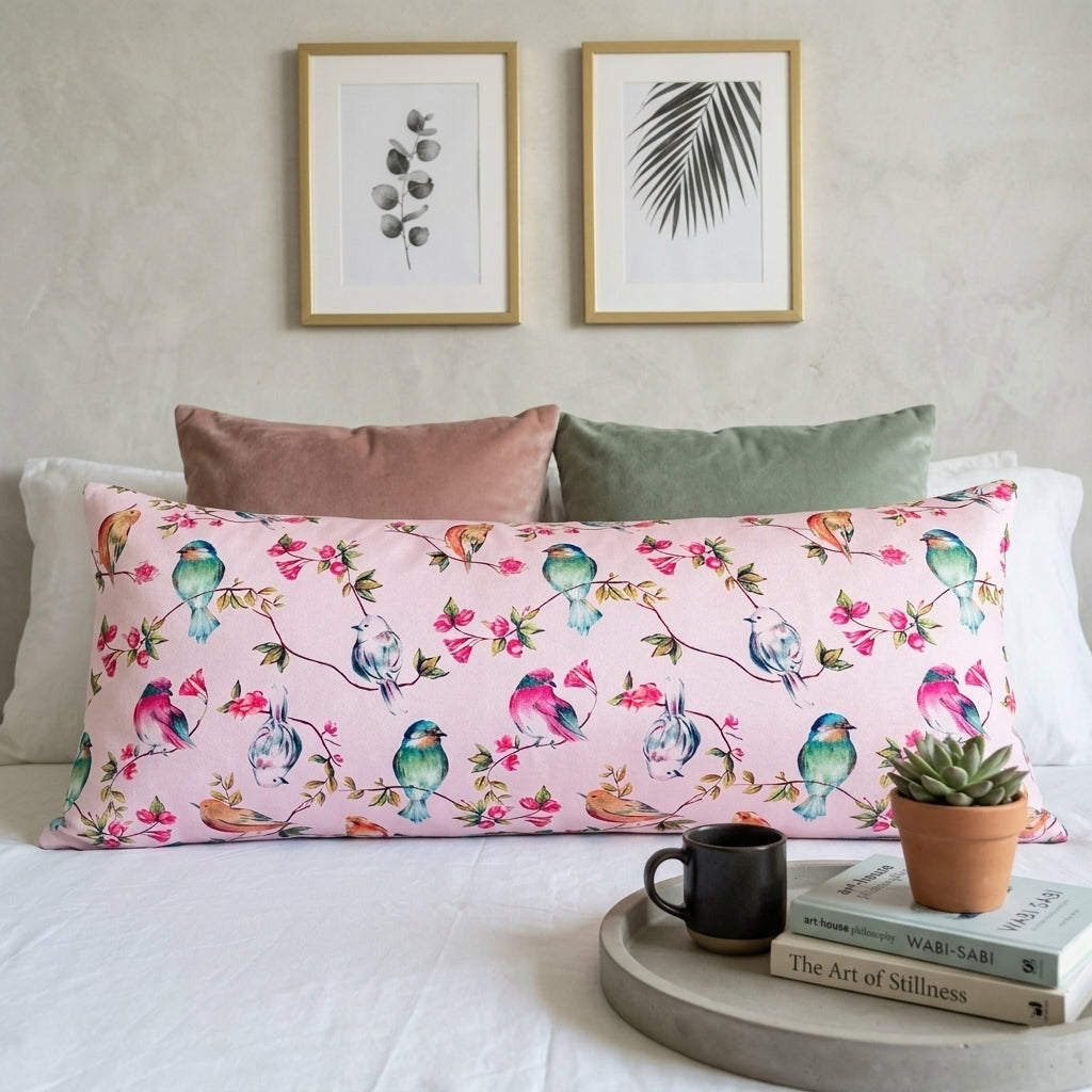 Lumbar Cushion - Heavenly Pink