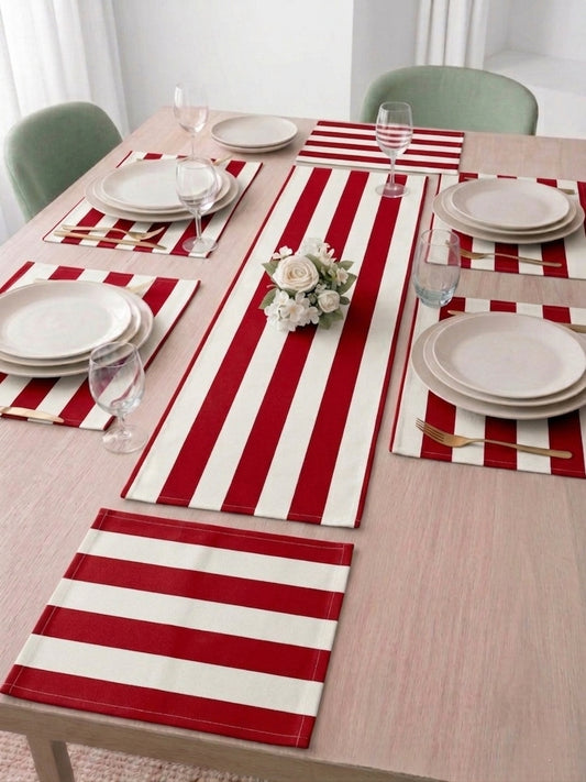 Maroon Blend Table Linen Set