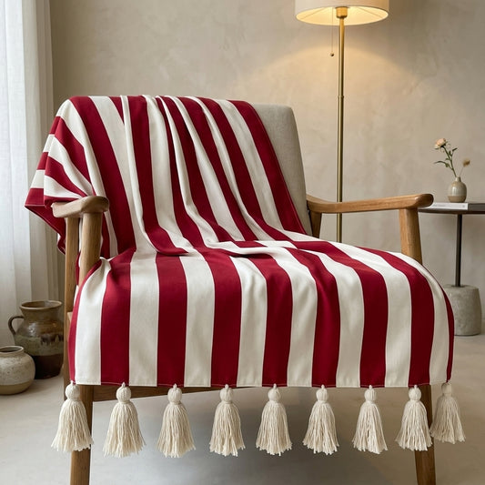 Maroon Blend Throw Blanket