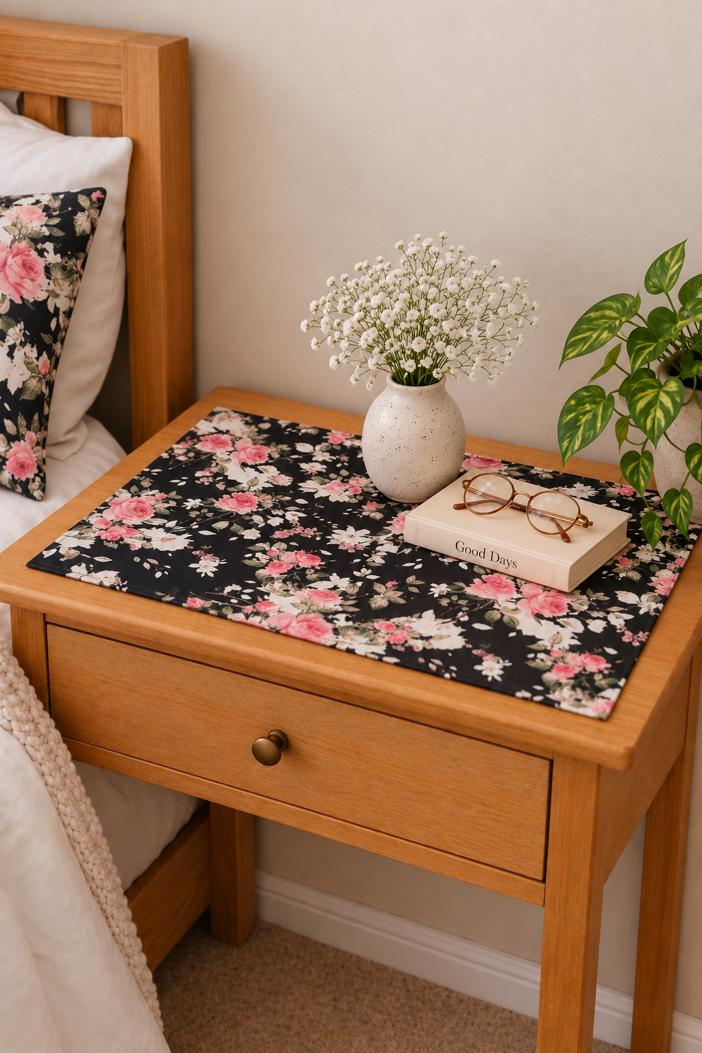 Midnight Roses Table Mat