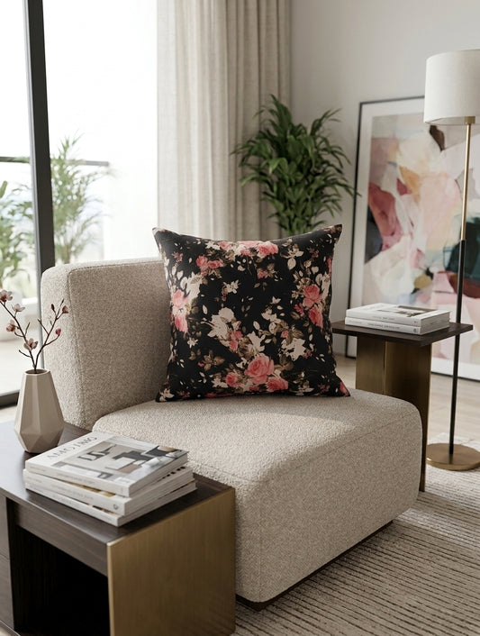 Midnight Roses Cushion