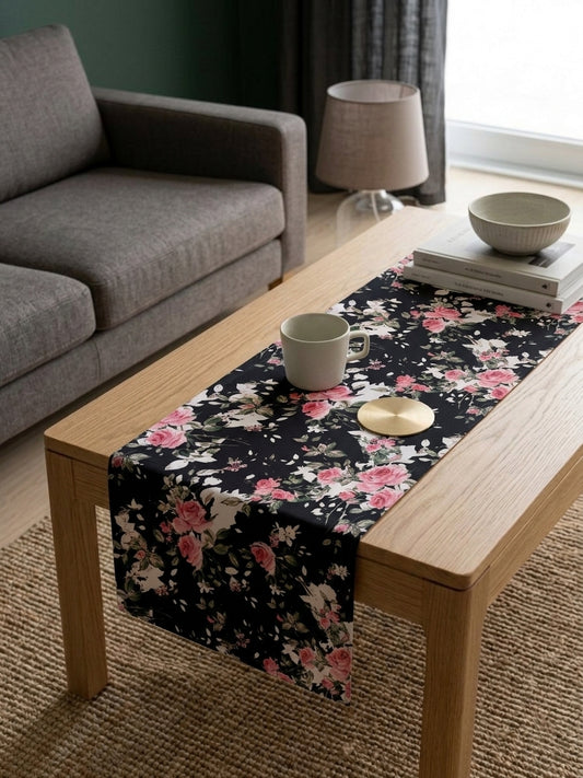 Midnight Roses Table Runner