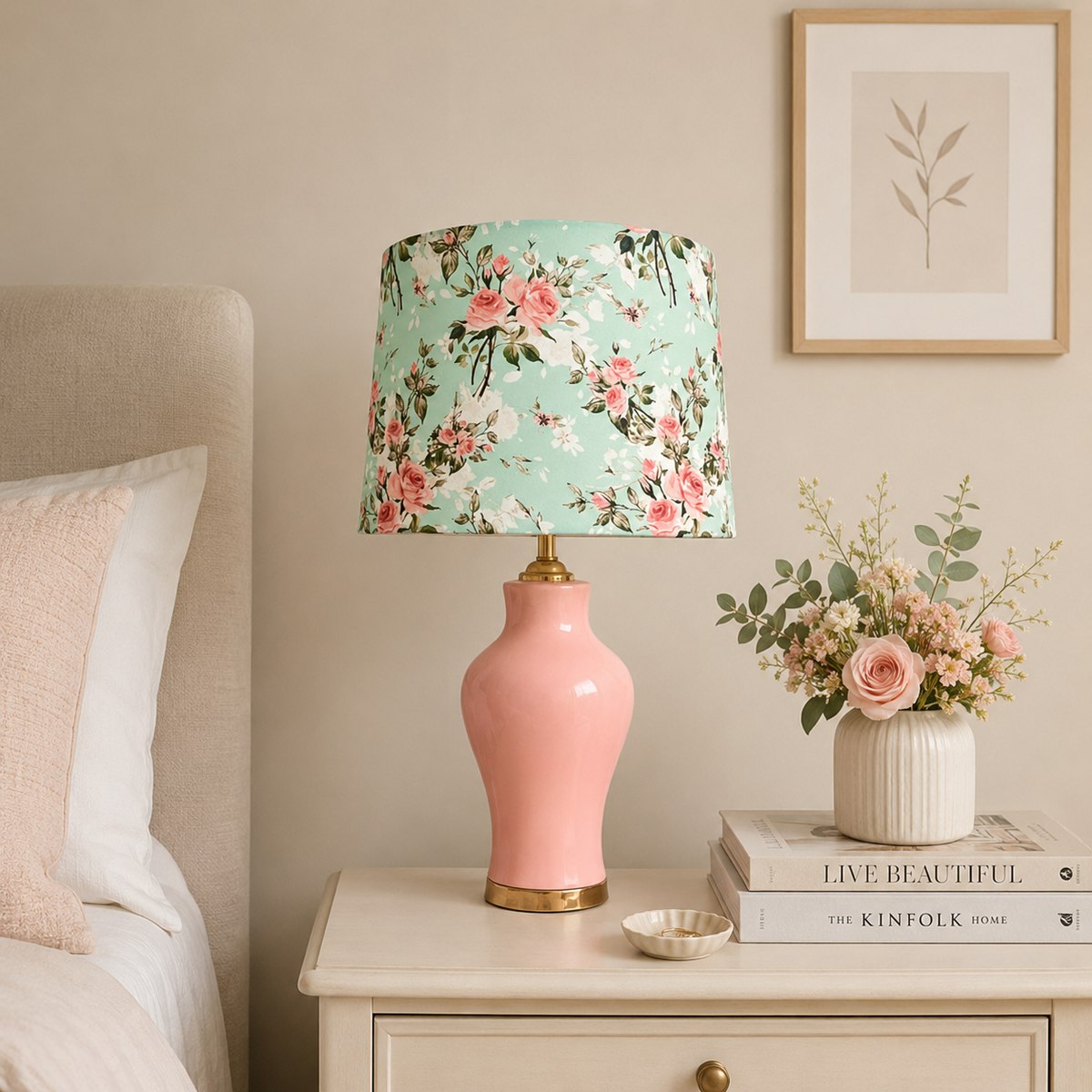 Minty lamp shade