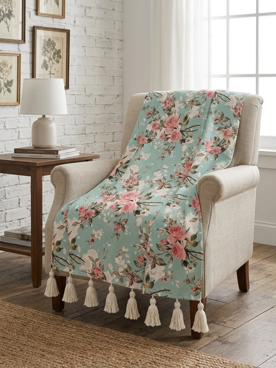 Minty Throw Blanket