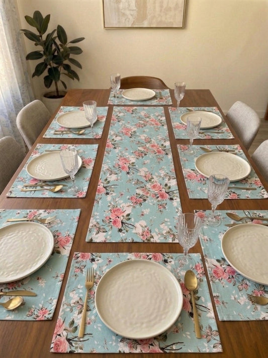 Minty Table Linen Set