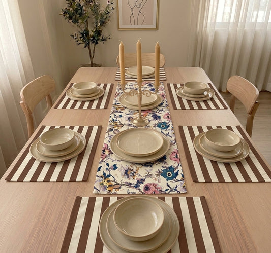 Oatmeal - Brown Blend Table Linen Set