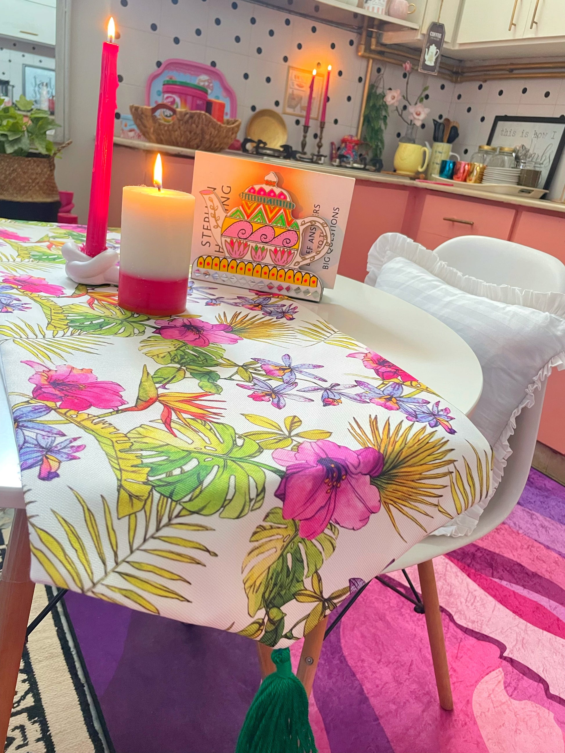 Orchid Table Runner